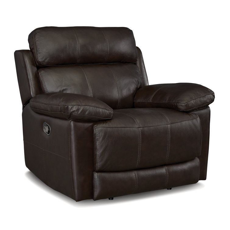 Palliser Furniture Finley 43'' Wide Leather Match Power Wall Hugger Standard Recliner Wayfair